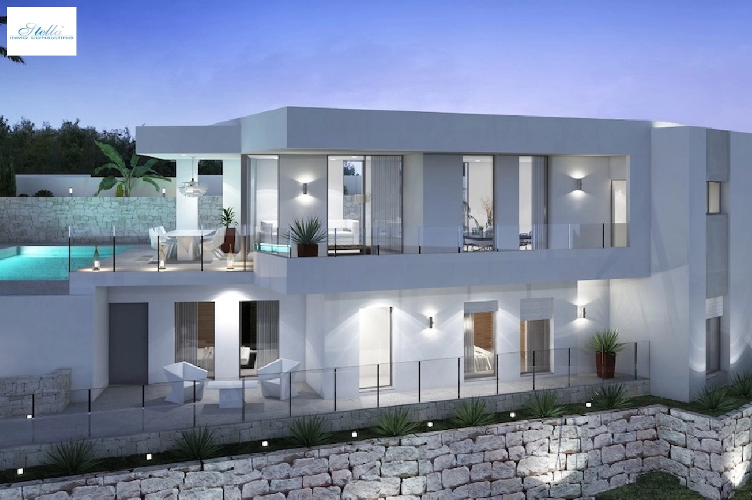 villa in Moraira(Benimeit) for sale, built area 286 m², air-condition, plot area 800 m², 3 bedroom, 2 bathroom, swimming-pool, ref.: CA-H-1819-AMB-5