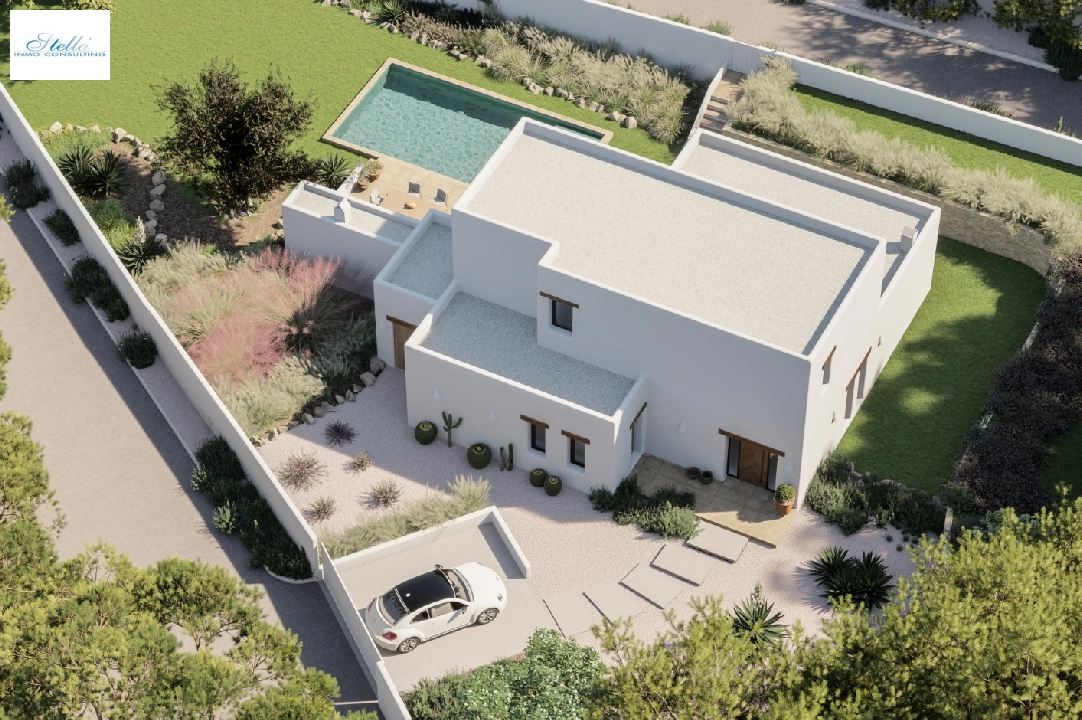 villa in Moraira(Cap Blanc) for sale, built area 180 m², air-condition, plot area 1056 m², 3 bedroom, 4 bathroom, swimming-pool, ref.: CA-H-1699-AMBI-1