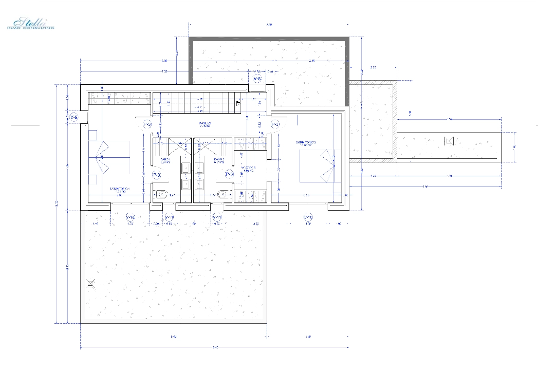 villa in Moraira(Cap Blanc) for sale, built area 180 m², air-condition, plot area 1056 m², 3 bedroom, 4 bathroom, swimming-pool, ref.: CA-H-1699-AMBI-14