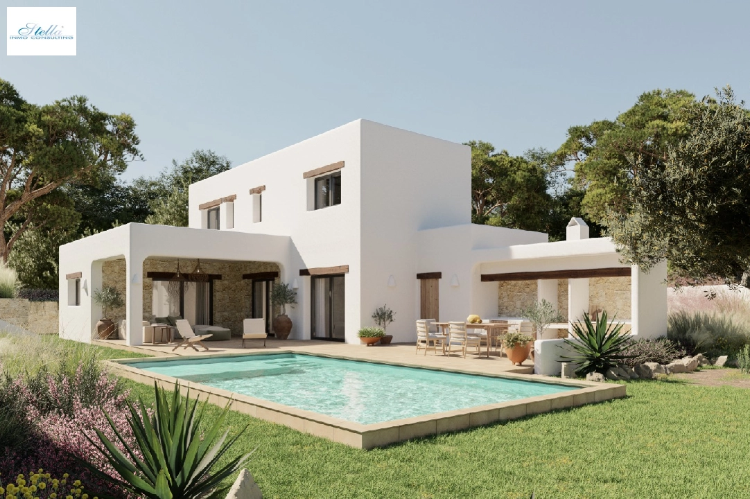 villa in Moraira(Cap Blanc) for sale, built area 180 m², air-condition, plot area 1056 m², 3 bedroom, 4 bathroom, swimming-pool, ref.: CA-H-1699-AMBI-2