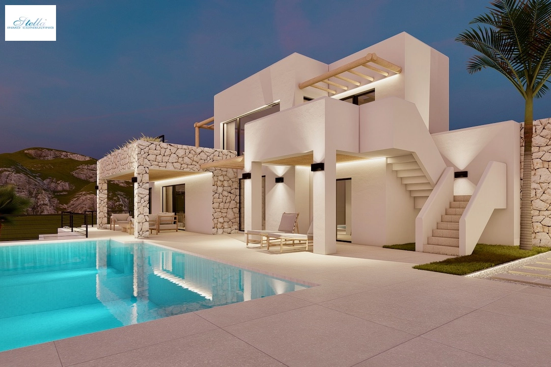 villa in Moraira(Pinar del Advocat) for sale, built area 265 m², plot area 810 m², 4 bedroom, 3 bathroom, swimming-pool, ref.: CA-H-1822-AMBI-1