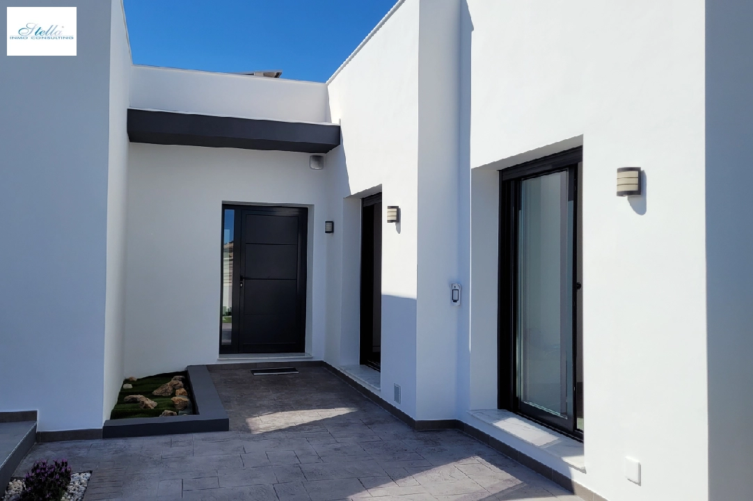 villa in Els Poblets for sale, built area 158 m², year built 2018, condition mint, + KLIMA, air-condition, plot area 500 m², 3 bedroom, 2 bathroom, swimming-pool, ref.: MG-0824-8