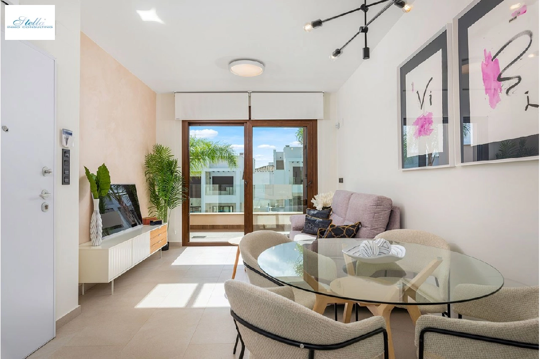 penthouse apartment in Torrevieja for sale, built area 135 m², condition first owner, 3 bedroom, 2 bathroom, swimming-pool, ref.: HA-TON-159-A04-6