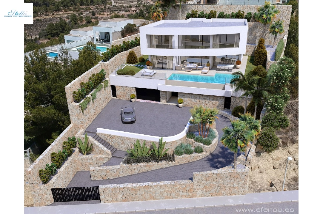 villa in Calpe(Empedrola) for sale, built area 335 m², air-condition, plot area 1042 m², 4 bedroom, 4 bathroom, swimming-pool, ref.: CA-H-1826-AMB-7