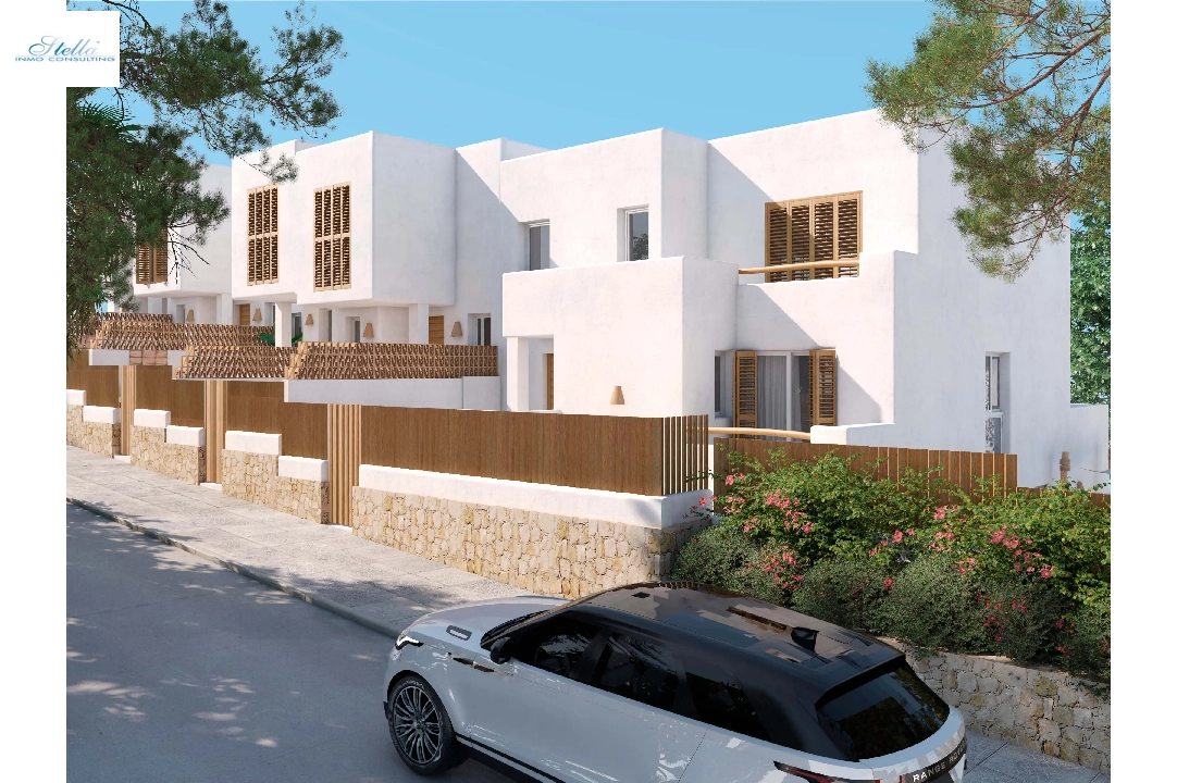 terraced house in Rafol d-Almunia for sale, built area 117 m², air-condition, plot area 82 m², 2 bedroom, 3 bathroom, swimming-pool, ref.: AHR-2B-13