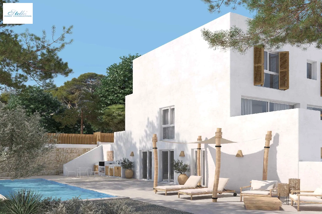 terraced house in Rafol d-Almunia for sale, built area 117 m², air-condition, plot area 82 m², 2 bedroom, 3 bathroom, swimming-pool, ref.: AHR-2B-6