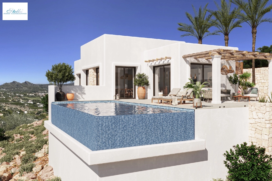 villa in Pedreguer for sale, built area 159 m², air-condition, plot area 1272 m², 3 bedroom, 2 bathroom, swimming-pool, ref.: UM-UV-JUCAR-4