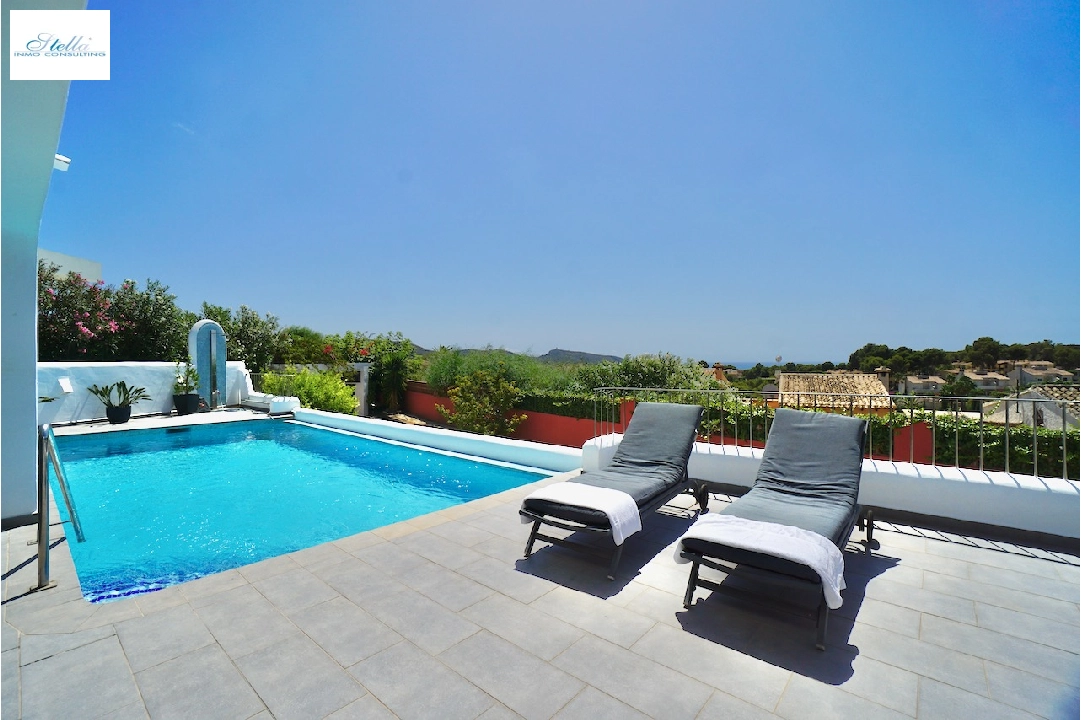 villa in Moraira(Camarrocha) for sale, built area 261 m², air-condition, plot area 831 m², 3 bedroom, 3 bathroom, swimming-pool, ref.: CA-H-1670-AMB-22