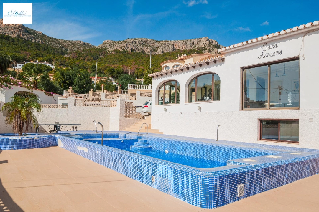 villa in Calpe(Cucarres) for sale, built area 210 m², air-condition, plot area 800 m², 5 bedroom, 4 bathroom, swimming-pool, ref.: COB-3485-10535-2