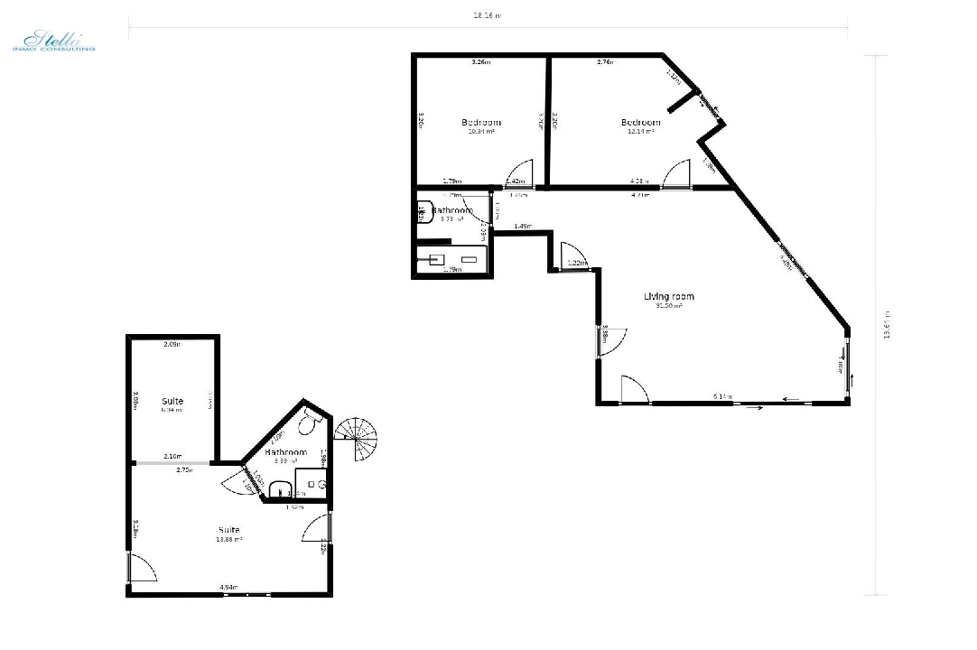 villa in Calpe(Cucarres) for sale, built area 210 m², air-condition, plot area 800 m², 5 bedroom, 4 bathroom, swimming-pool, ref.: COB-3485-10535-35