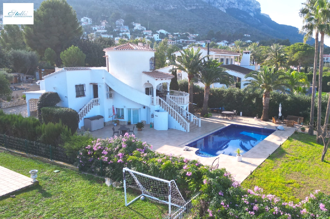 villa in Denia for sale, built area 190 m², year built 1984, condition neat, + KLIMA, air-condition, plot area 1900 m², 4 bedroom, 4 bathroom, swimming-pool, ref.: AS-1024-1