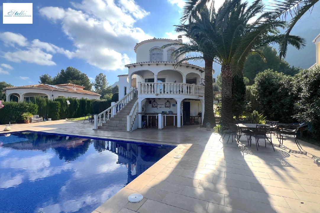 villa in Denia for sale, built area 190 m², year built 1984, condition neat, + KLIMA, air-condition, plot area 1900 m², 4 bedroom, 4 bathroom, swimming-pool, ref.: AS-1024-41