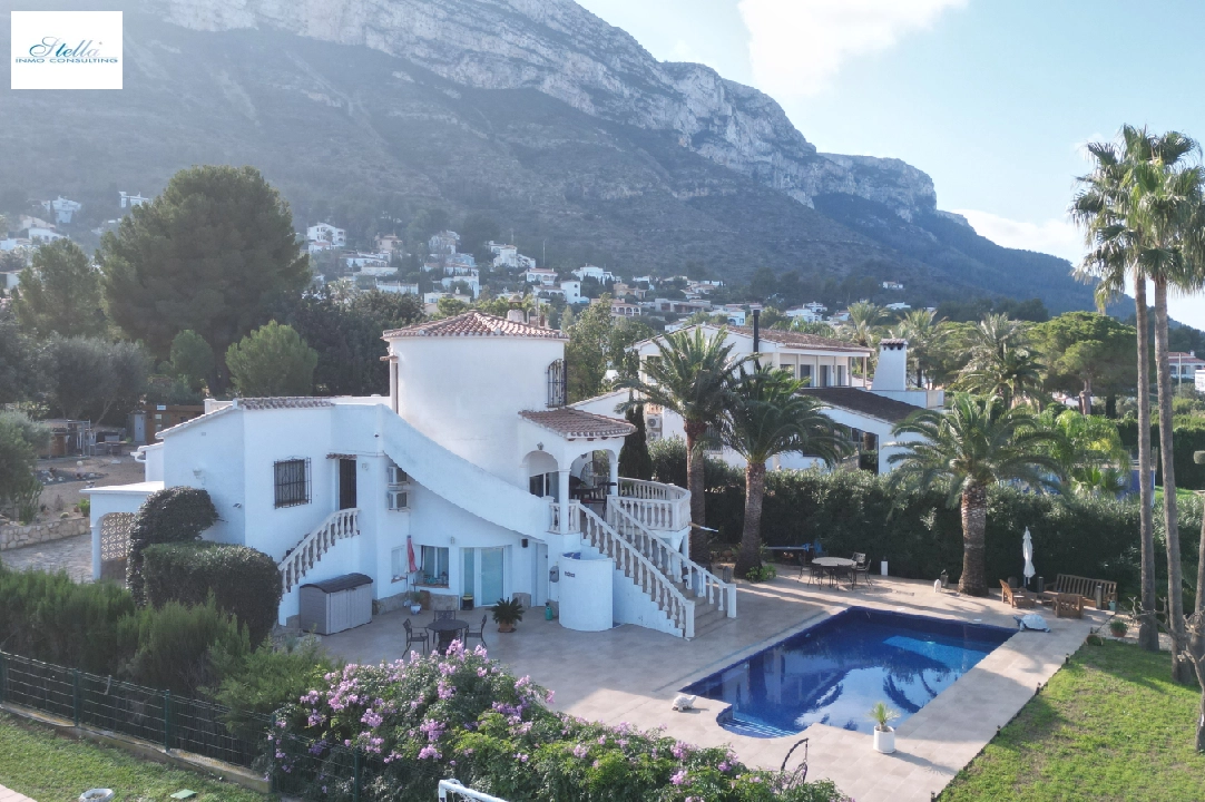 villa in Denia for sale, built area 190 m², year built 1984, condition neat, + KLIMA, air-condition, plot area 1900 m², 4 bedroom, 4 bathroom, swimming-pool, ref.: AS-1024-42