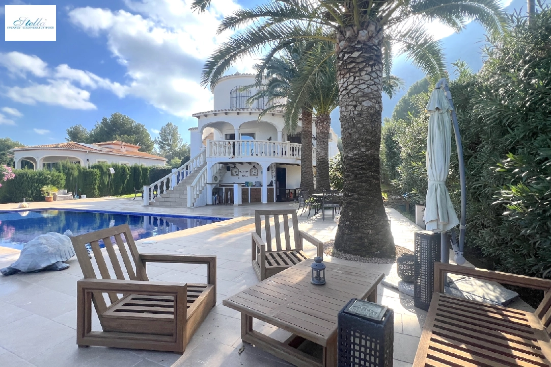 villa in Denia for sale, built area 190 m², year built 1984, condition neat, + KLIMA, air-condition, plot area 1900 m², 4 bedroom, 4 bathroom, swimming-pool, ref.: AS-1024-5