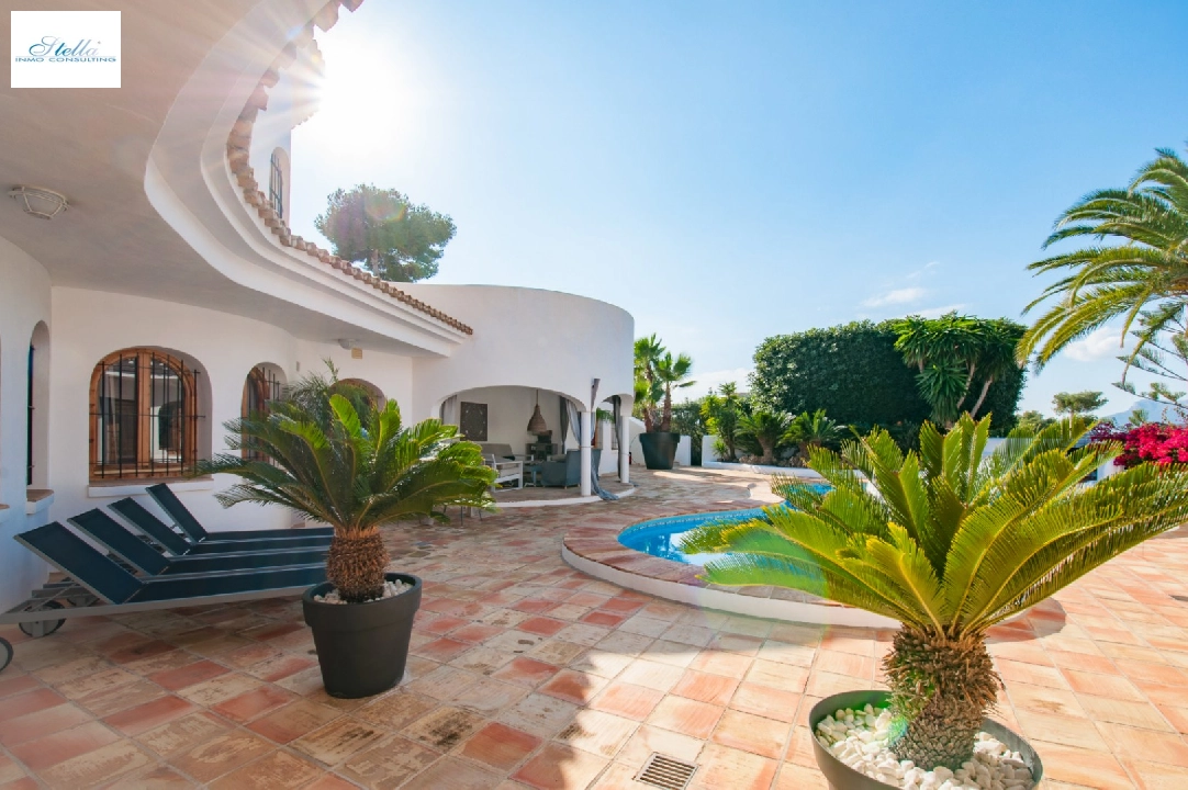 villa in Benissa for sale, built area 318 m², air-condition, plot area 1152 m², 5 bedroom, 3 bathroom, swimming-pool, ref.: AM-12301DA-1