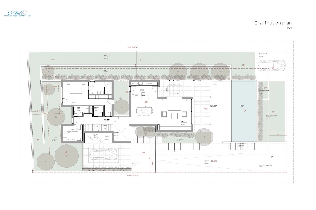 villa in Moraira(Benimeit) for sale, built area 319 m², air-condition, plot area 1000 m², 3 bedroom, 3 bathroom, swimming-pool, ref.: CA-H-1840-AMB-8