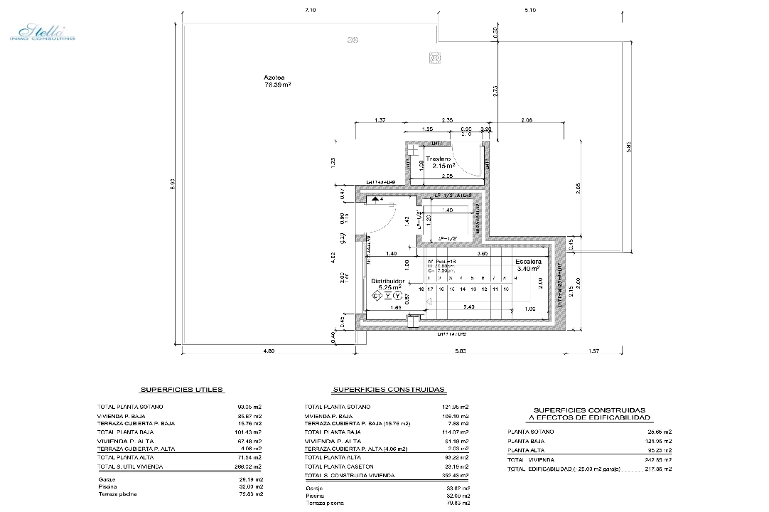 villa in Calpe(Ortembach) for sale, built area 350 m², air-condition, plot area 792 m², 4 bedroom, 4 bathroom, swimming-pool, ref.: CA-H-1849-AMBE-33