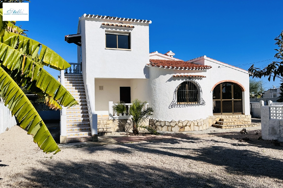 villa in Els Poblets(Ptda. Gironets) for sale, built area 110 m², year built 1978, + central heating, air-condition, plot area 540 m², 3 bedroom, 1 bathroom, ref.: AS-0125-1