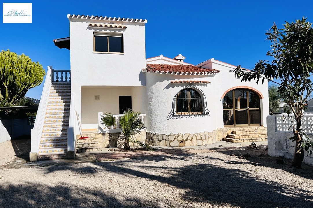 villa in Els Poblets(Ptda. Gironets) for sale, built area 110 m², year built 1978, + central heating, air-condition, plot area 540 m², 3 bedroom, 1 bathroom, ref.: AS-0125-23