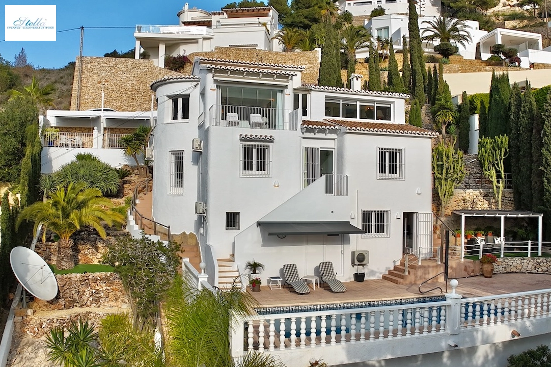 villa in Moraira(Arnella) for sale, built area 248 m², air-condition, plot area 958 m², 5 bedroom, 3 bathroom, swimming-pool, ref.: CA-H-1854-AMB-1