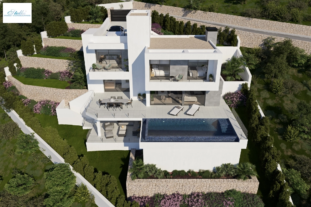 villa in Cumbre del Sol(Cumbre del Sol) for sale, built area 365 m², plot area 748 m², 3 bedroom, 3 bathroom, swimming-pool, ref.: VA-AJ240-1