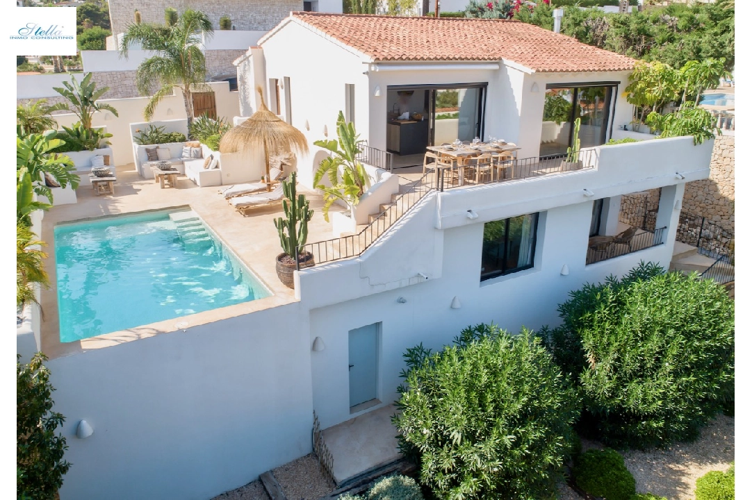 villa in Benissa(Montemar) for sale, built area 156 m², air-condition, plot area 660 m², 3 bedroom, 3 bathroom, swimming-pool, ref.: CA-H-1858-AMB-9