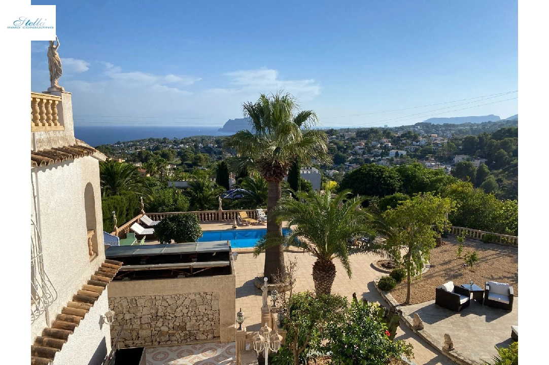 villa in Benissa for sale, built area 354 m², year built 1984, + central heating, plot area 1200 m², 4 bedroom, 4 bathroom, swimming-pool, ref.: FK-0125-28