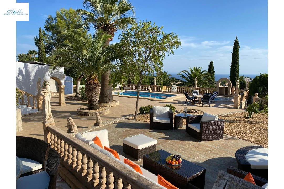 villa in Benissa for sale, built area 354 m², year built 1984, + central heating, plot area 1200 m², 4 bedroom, 4 bathroom, swimming-pool, ref.: FK-0125-3