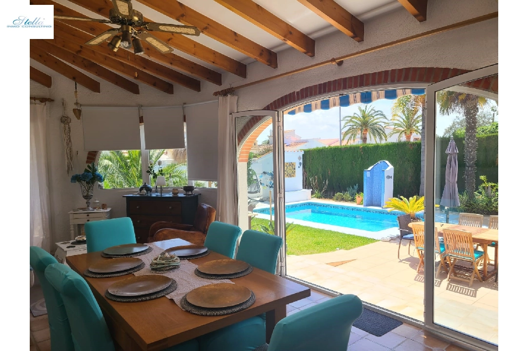 summer house in Els Poblets for holiday rental, built area 160 m², year built 1989, condition modernized, + central heating, air-condition, plot area 700 m², 3 bedroom, 2 bathroom, ref.: V-0125-4