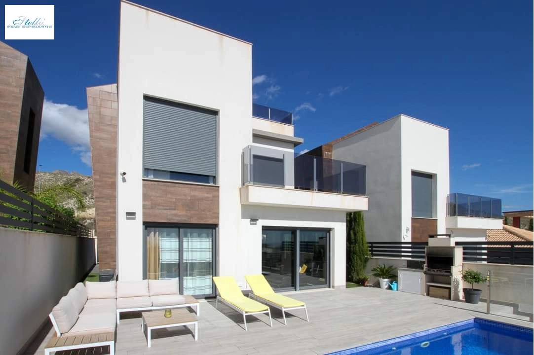 villa in Finestrat for sale, built area 106 m², plot area 233 m², 3 bedroom, 3 bathroom, swimming-pool, ref.: CPS-910-1