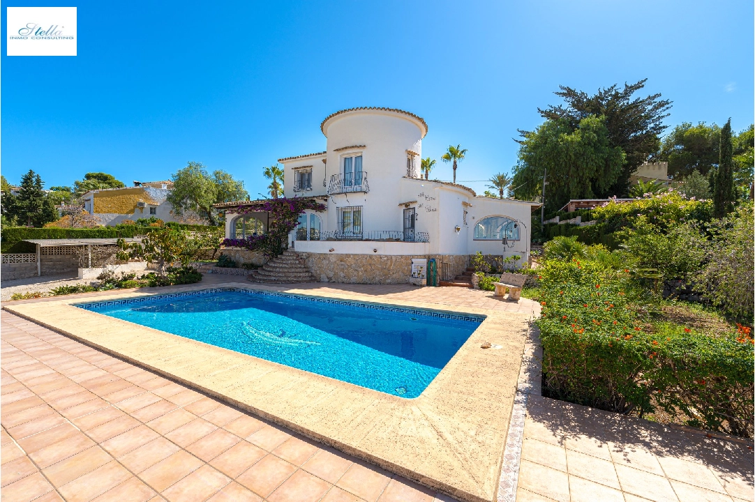 villa in Moraira(Moraira beach) for sale, built area 290 m², plot area 1167 m², 3 bedroom, 2 bathroom, swimming-pool, ref.: CPS-MOR287-1