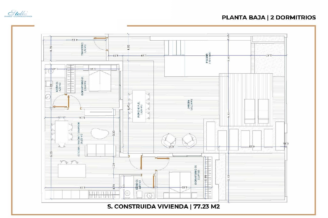 villa in Roldan for sale, built area 77 m², condition first owner, plot area 198 m², 2 bedroom, 2 bathroom, swimming-pool, ref.: HA-RDN-120-E01-8