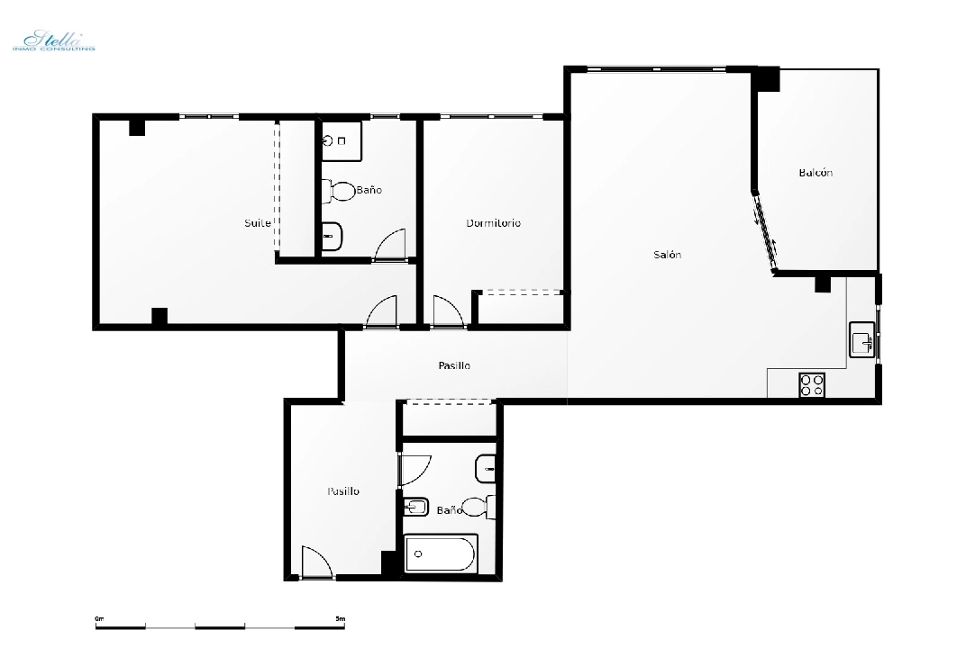 apartment in Moraira(Moraira Centre) for sale, built area 80 m², air-condition, 2 bedroom, 2 bathroom, ref.: CA-A-1860-AMBE-2