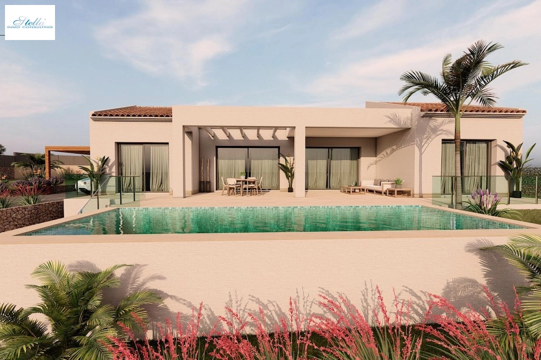 villa in Javea(Laderas) for sale, built area 226 m², air-condition, plot area 1186 m², 4 bedroom, 3 bathroom, swimming-pool, ref.: CA-H-1865-AMB-1