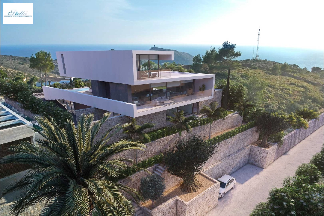 villa in Moraira for sale, built area 568 m², + KLIMA, air-condition, plot area 869 m², 4 bedroom, 8 bathroom, swimming-pool, ref.: BP-8235MOR-2