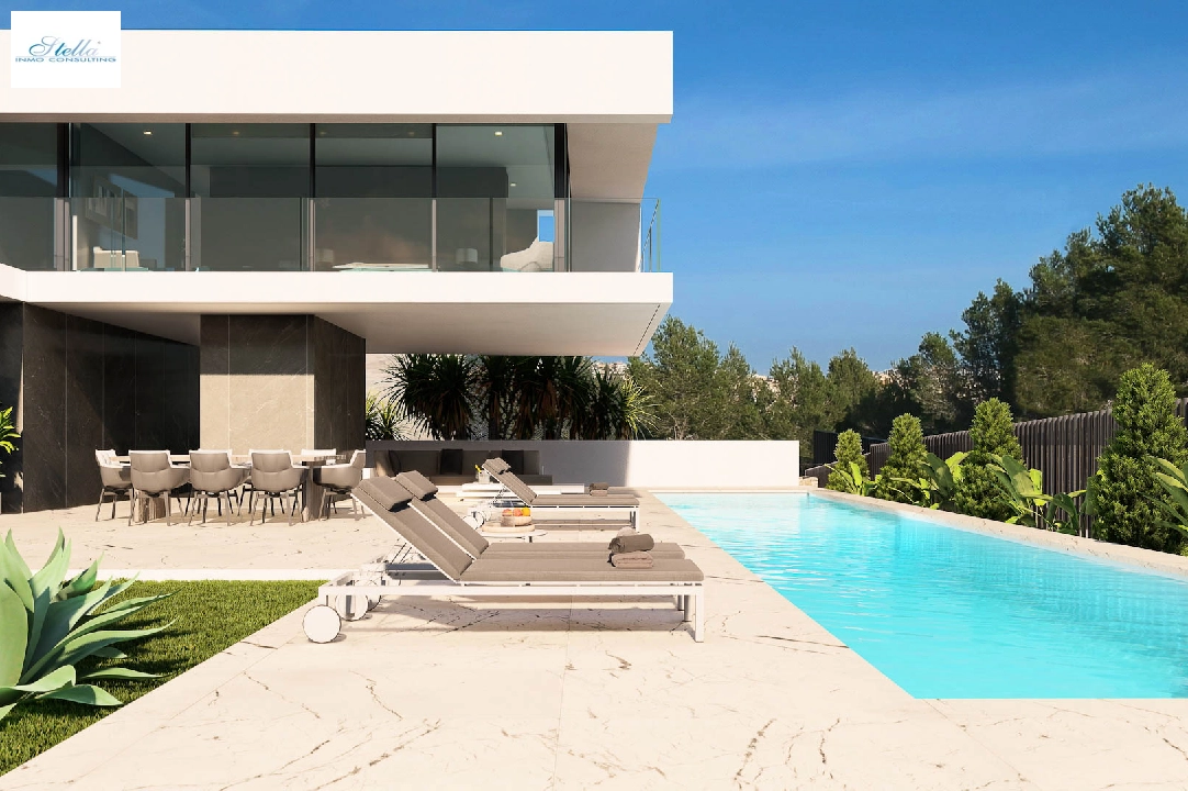 villa in Moraira for sale, built area 568 m², + KLIMA, air-condition, plot area 869 m², 4 bedroom, 8 bathroom, swimming-pool, ref.: BP-8235MOR-28