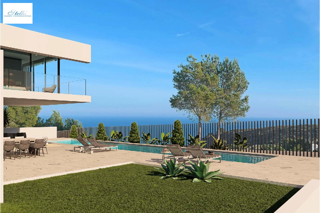 villa in Moraira for sale, built area 568 m², + KLIMA, air-condition, plot area 869 m², 4 bedroom, 8 bathroom, swimming-pool, ref.: BP-8235MOR-4