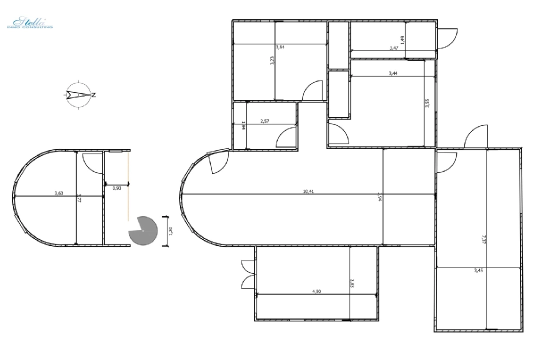 villa in Els Poblets for sale, built area 117 m², year built 1985, + stove, air-condition, plot area 420 m², 3 bedroom, 1 bathroom, swimming-pool, ref.: O-V93414-20