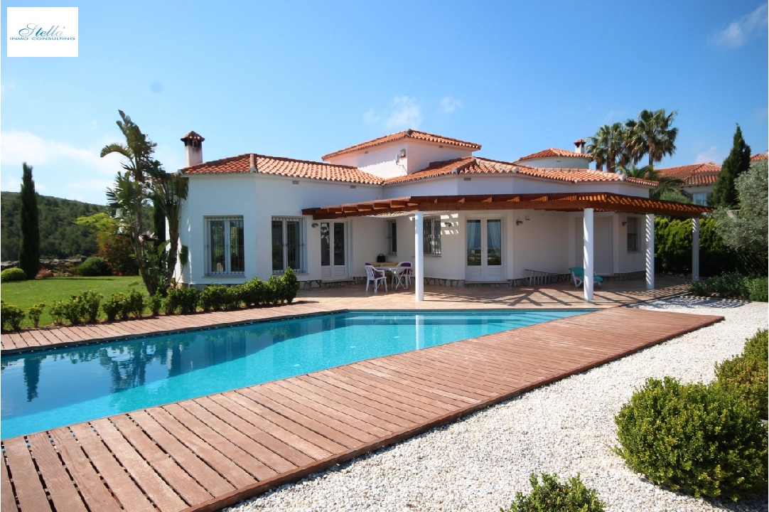 summer house in Oliva(San Pere) for holiday rental, built area 170 m², year built 2005, condition mint, + underfloor heating, air-condition, plot area 900 m², 3 bedroom, 2 bathroom, swimming-pool, ref.: V-1415-1