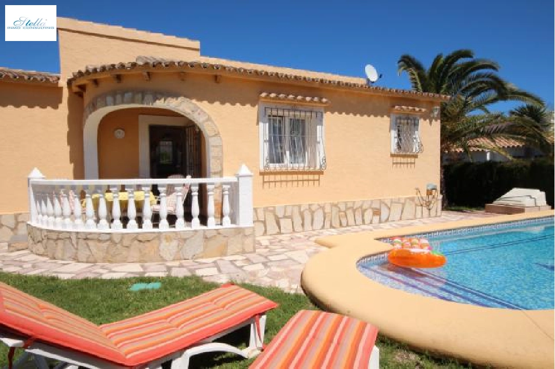summer house in Els Poblets for holiday rental, built area 75 m², year built 2000, condition neat, + central heating, air-condition, plot area 400 m², 2 bedroom, 2 bathroom, swimming-pool, ref.: V-0316-1